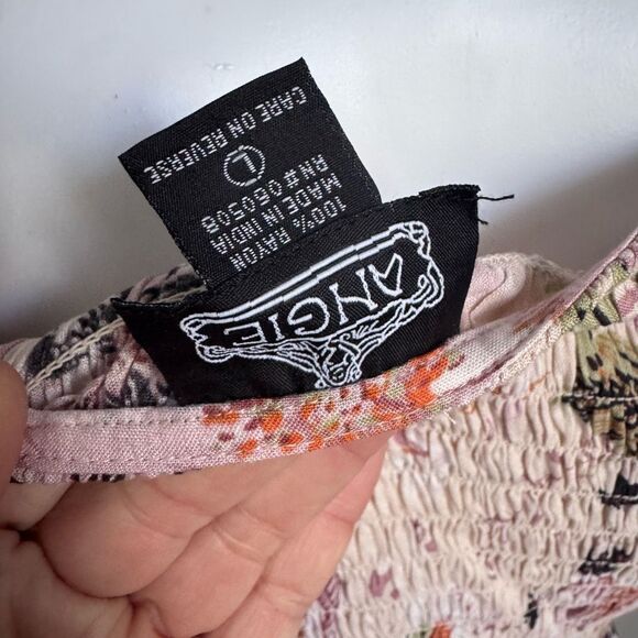 Angie Boho Floral Ruffle V-Neck Sundress - Picture 6 of 6